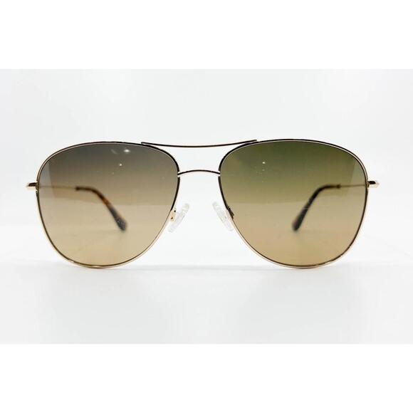 Maui Jim Cliff House MJ247-16 Gold Bronze Polarized Sunglasses 59-15-120 8436